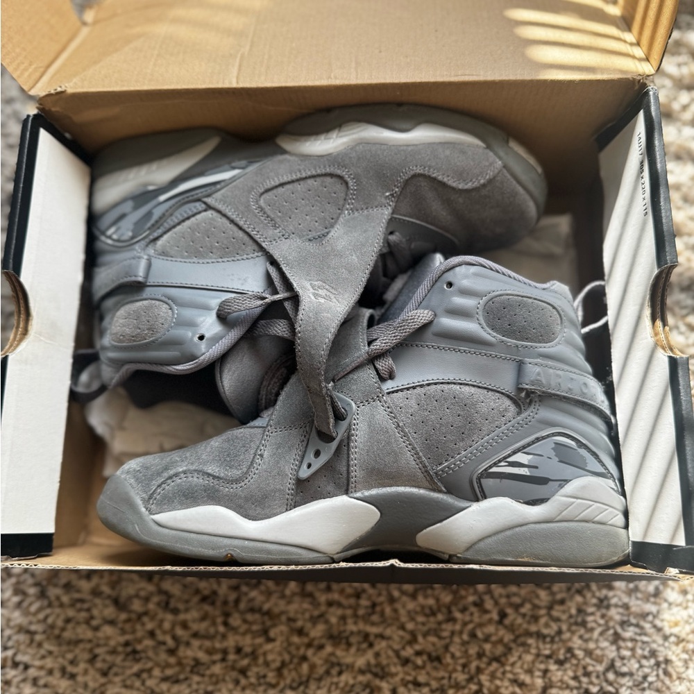 Jordan Kids Gray High-Top Sneakers